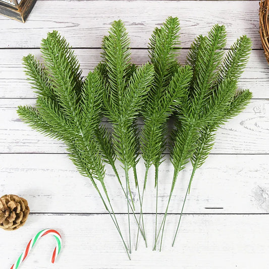 18cm Artificial Pine Branch Ornament Christmas Decoration Christmas Gift