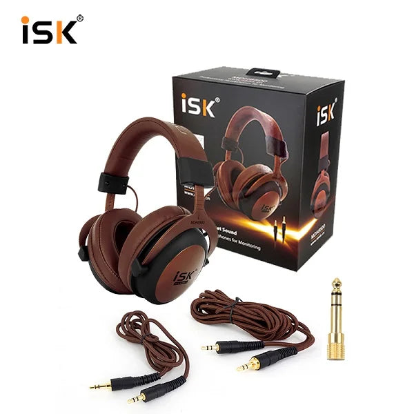 ISK MDH8500 Genuine HIFI Stereo Fully Enclosed Dynamic Headphone Professional