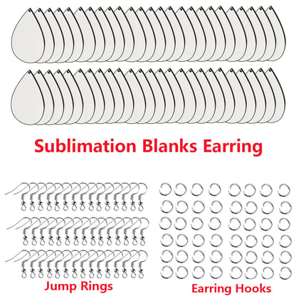 Sublimation Earring Blanks Wood Earrings Shirts Double-Sided Protective Coating