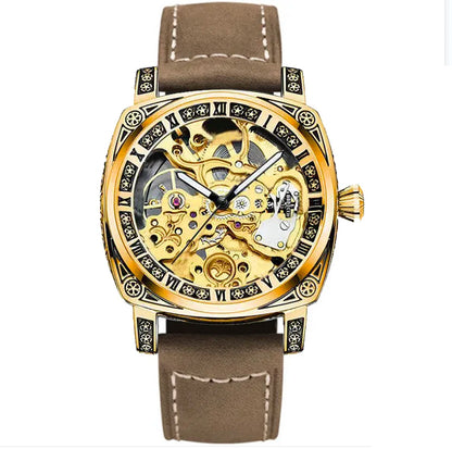 Authentic Brand Carved Watches Fully Automatic Men Watches