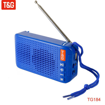 T&G TG184 Solar Bluetooth Speaker Portable Loudspeaker Wireless Outdoor