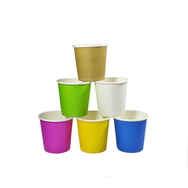 4oz Disposable Cups Thick Tasting Concentrated Color Tasting Cup