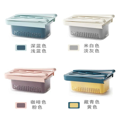 Refrigerator Storage Box Multifunctional Kitchen Fresh-Keeping Box Vegetable