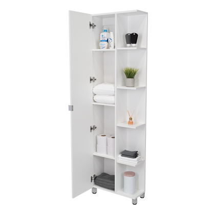 Corner Cabinet Womppi, Bathroom, White