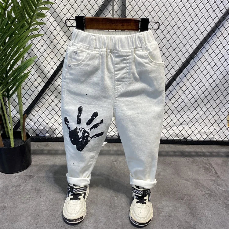 2020 Kids Boys Jeans Fashion Clothes Casual Pants Denim Clothing