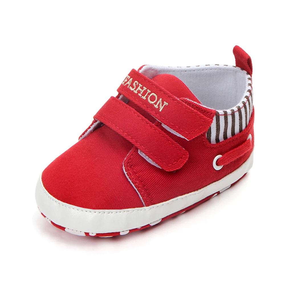 Newborn Baby Boys Shoes Pre-Walker Soft Sole Pram Shoes