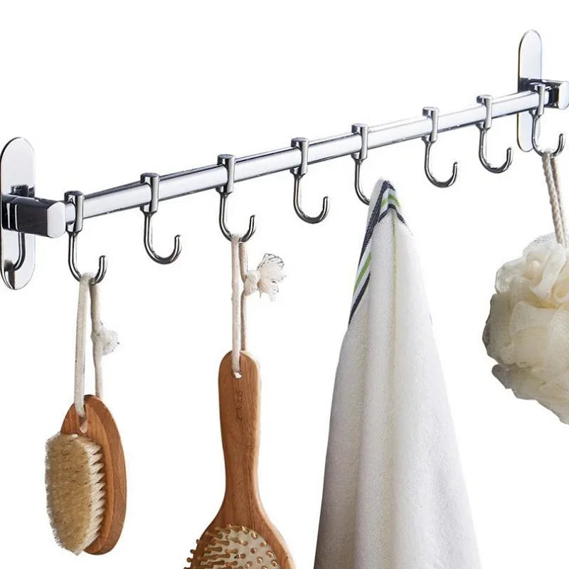 Punch-Free Hook Racks Kitchen Storage Rack Knife Wall Hanging Storage