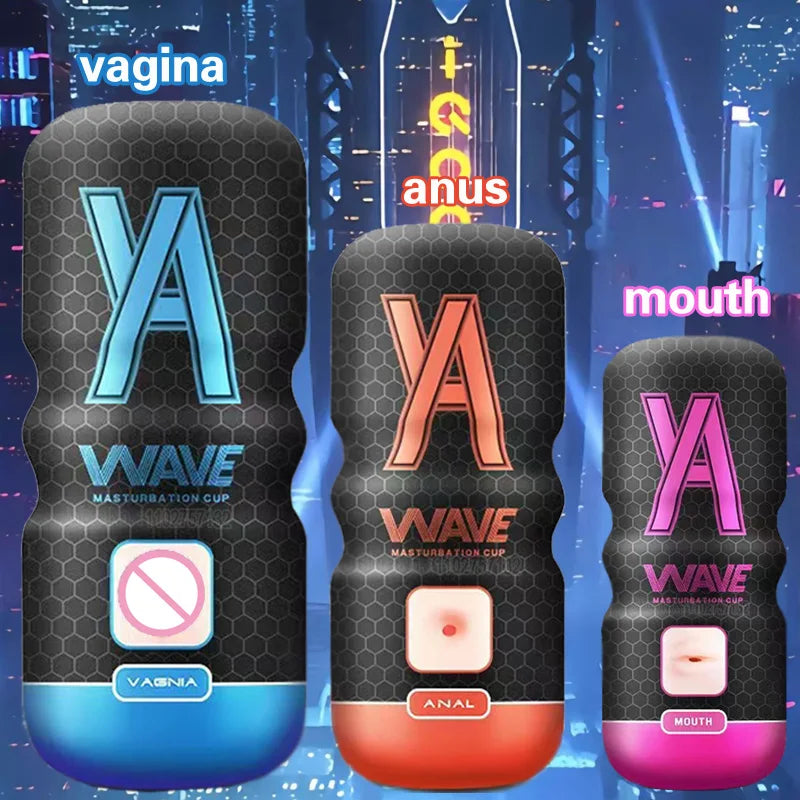 Male Masturbator Sex Toy for Men Cup Vacuum Pressure Sucking Silicone Vagina