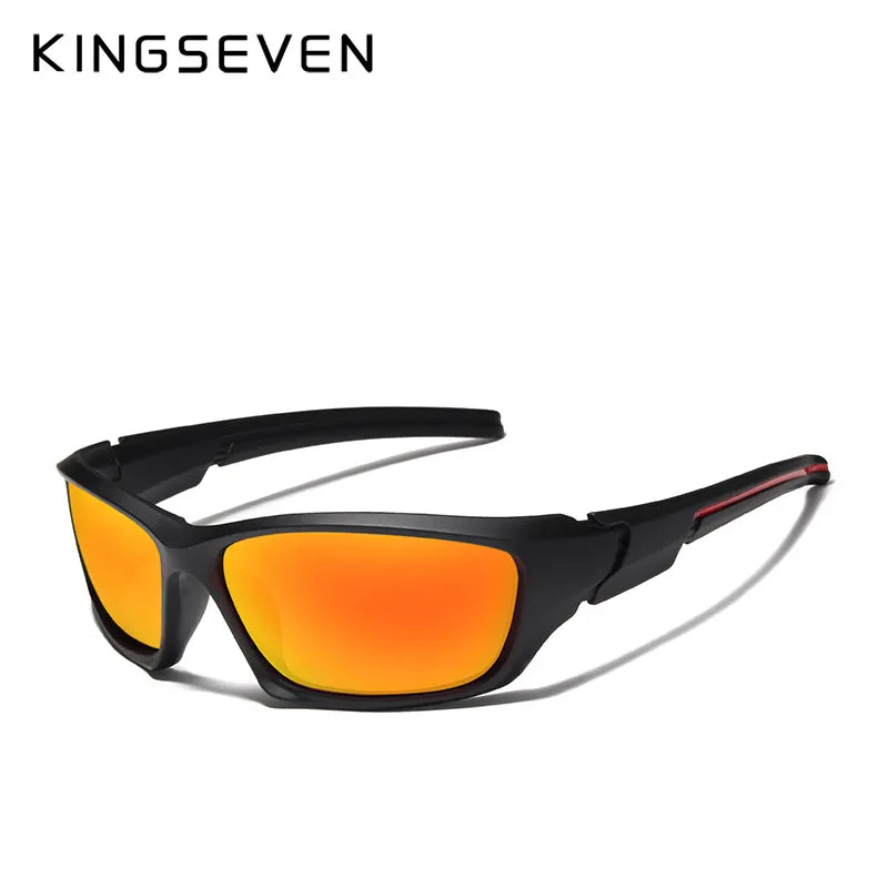 KINGSEVEN Fashion Polarized UV400 Sunglasses Men Cycling Luxury Brand Designer