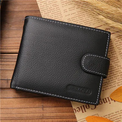 Genuine Leather Mens Wallet Premium Product Real Cowhide