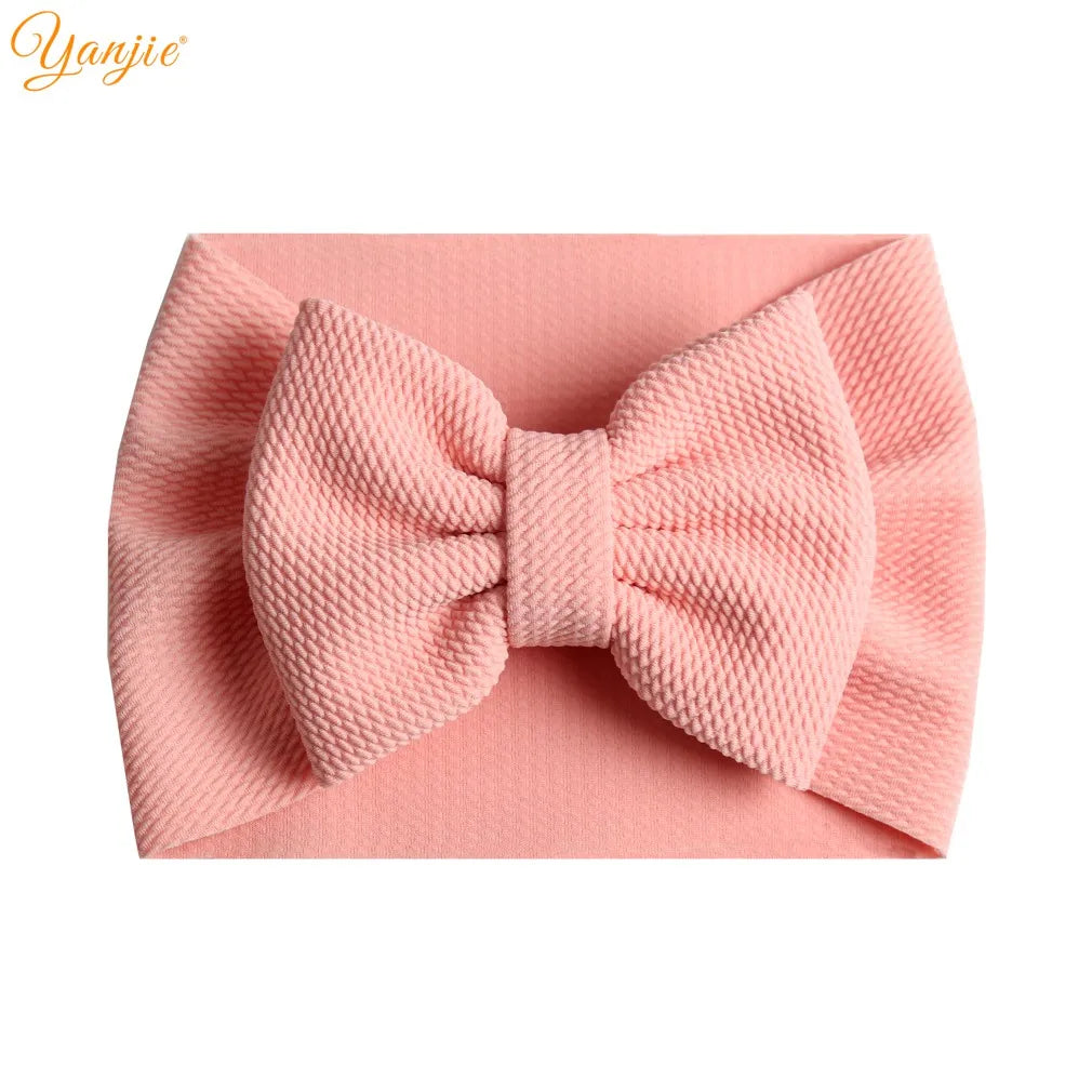 YANJIE 2023 New Turban Fashion 5'' Hair Bows Headband