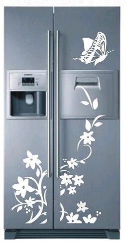 Creative Butterfly Refrigerator Sticker Home Decor Kitchen DIY Wall Stickers