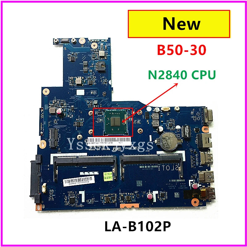 New ZIWB0/B1/E0 LA-B102P Mainboard , for Lenovo B50-30 Laptop Motherboard