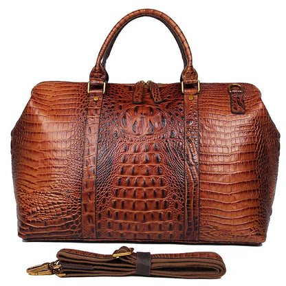 Crocodile Genuine Leather Handbag for Women Luxury Alligator Bag Ladies Top