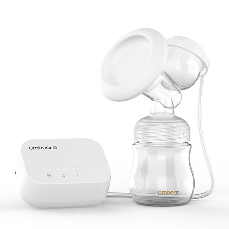 Smart Electric Breast Pump Powerful Nipple Suction USB With Baby Milk Bottle