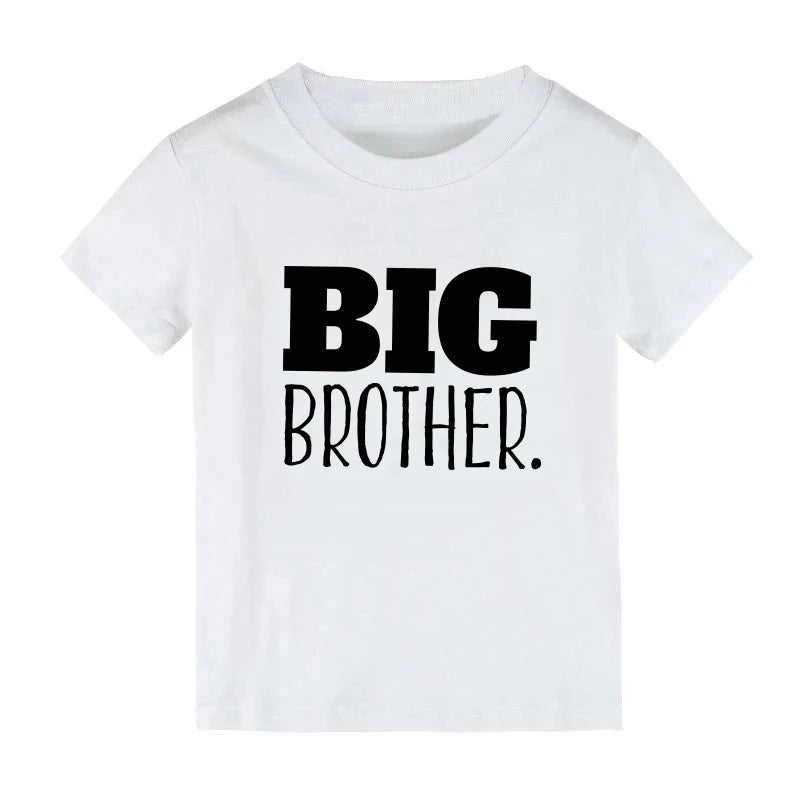 T-Shirts Big Brother&Little Brother Kids T-Shirt Birthday Shirts