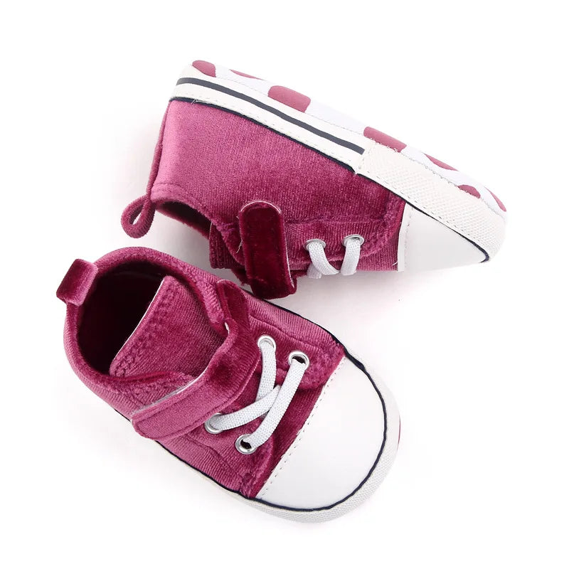 Baby Canvas Classic Sneakers Newborn Sports Baby Boys Girls First