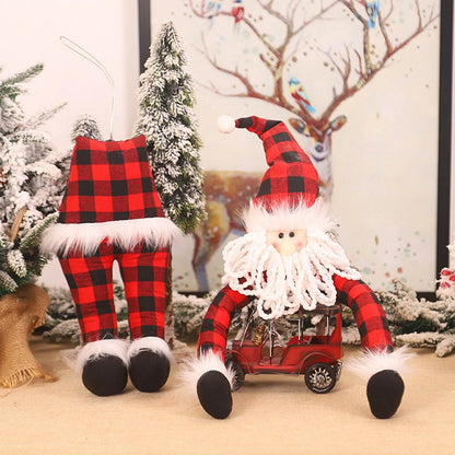 Large Size Christmas Tree Doll Hugger Santa Claus Elves Doll Cute Xmas Tree