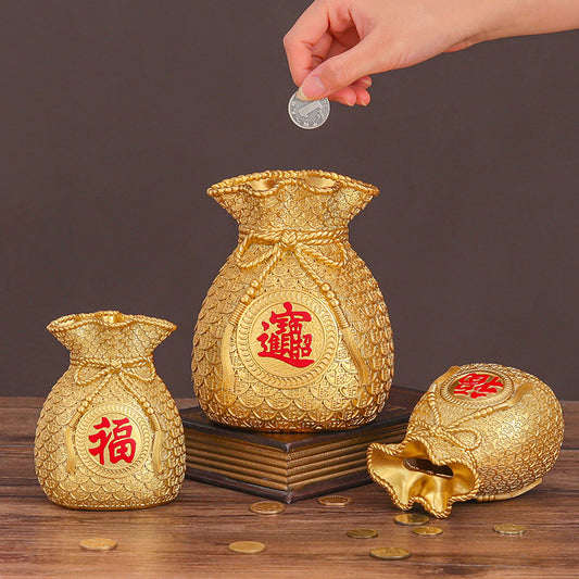 Creative Chinese Ornaments Bag Gold Coin Bag Shape New Year