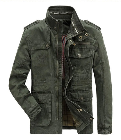 New Brand Military Jacket Men 100% Cotton Pilot Jacket Coat Men's