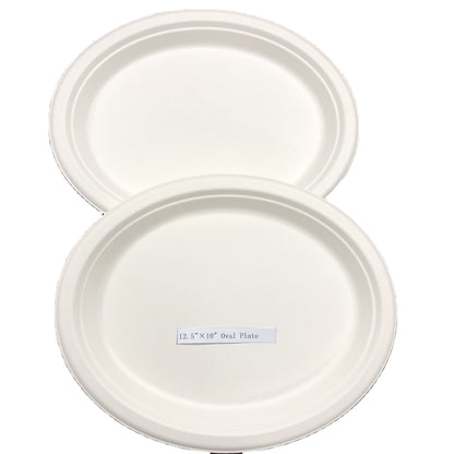 Factory Price 10 Inch Compostable Disposable Bagasse Sugarcane Round Plate