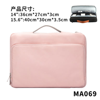 Business Laptop Bag 15.6 for HP Dell ASUS Macbook Zipper Front Accessories