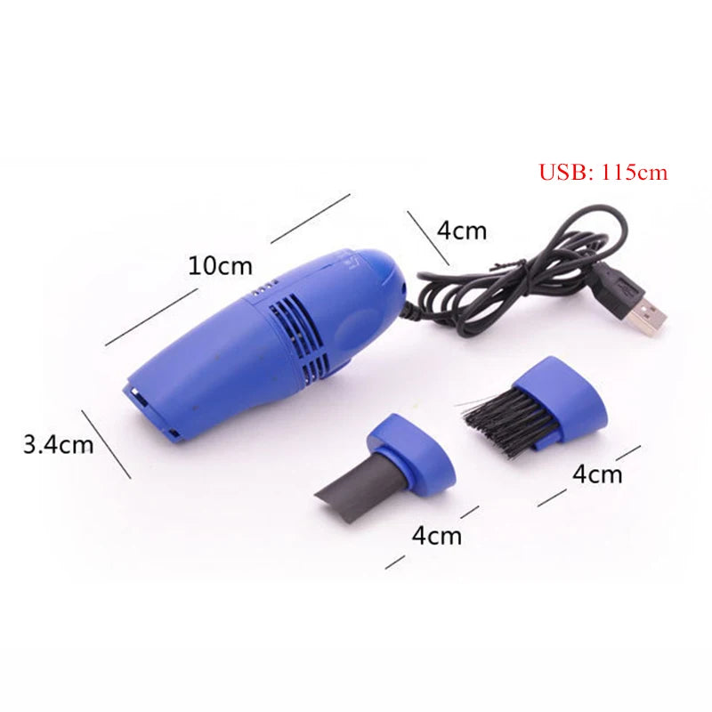 Small Portable USB Vacuum Cleaner Brush Dust Collector Computer Keyboard Phone