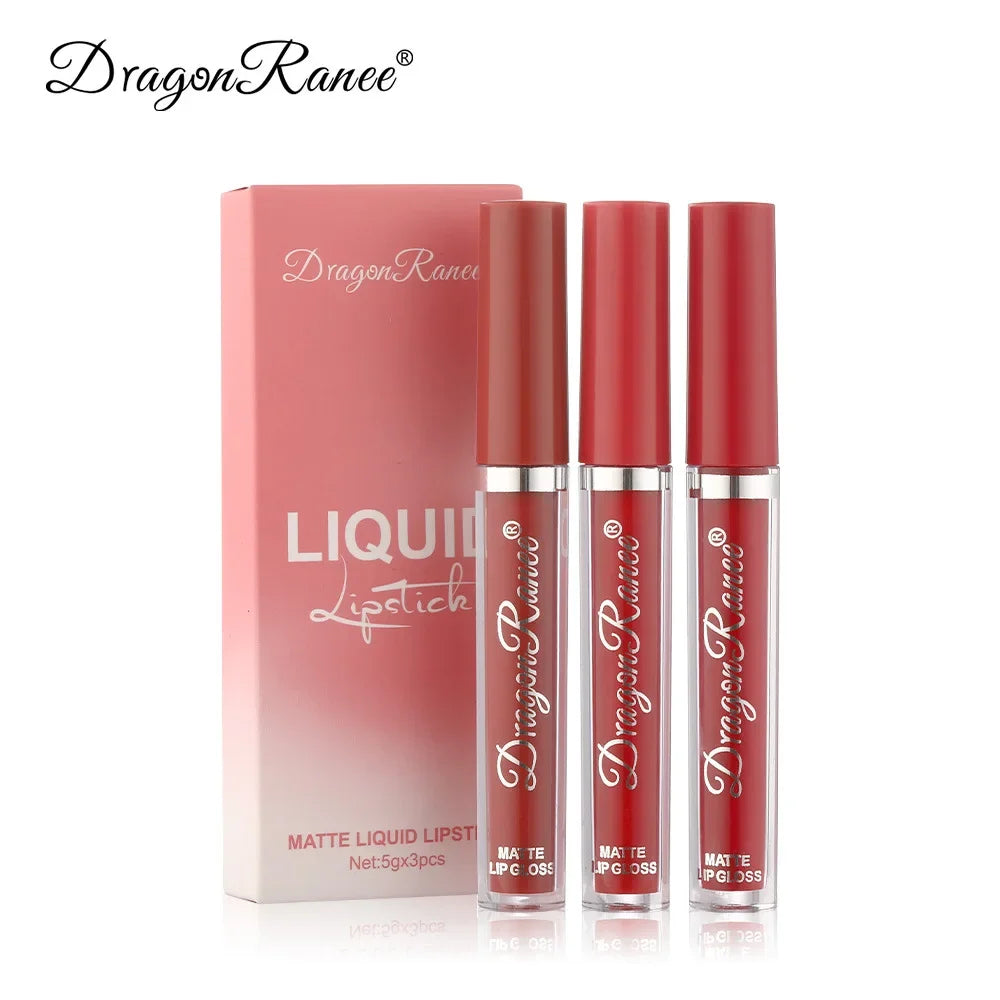 Korean Lipsticks Set Make Up for Women Beauty Cosmetics Matte