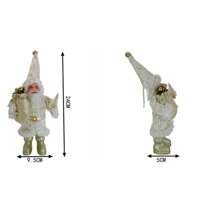 Santa Claus Chef Figurine Doll Christmas Tree Ornament Home Decoration Gifts