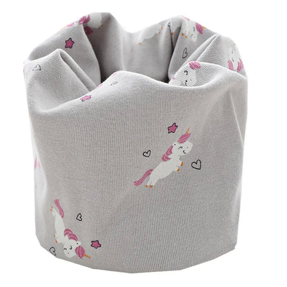 New Autumn Winter Girls 100% Cotton Scarf Children Scarf