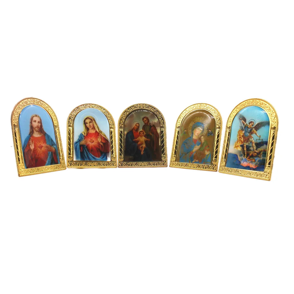 Jesus Cross Icons Orthodox the Heart of Christ Catholic Relic Church Utensils