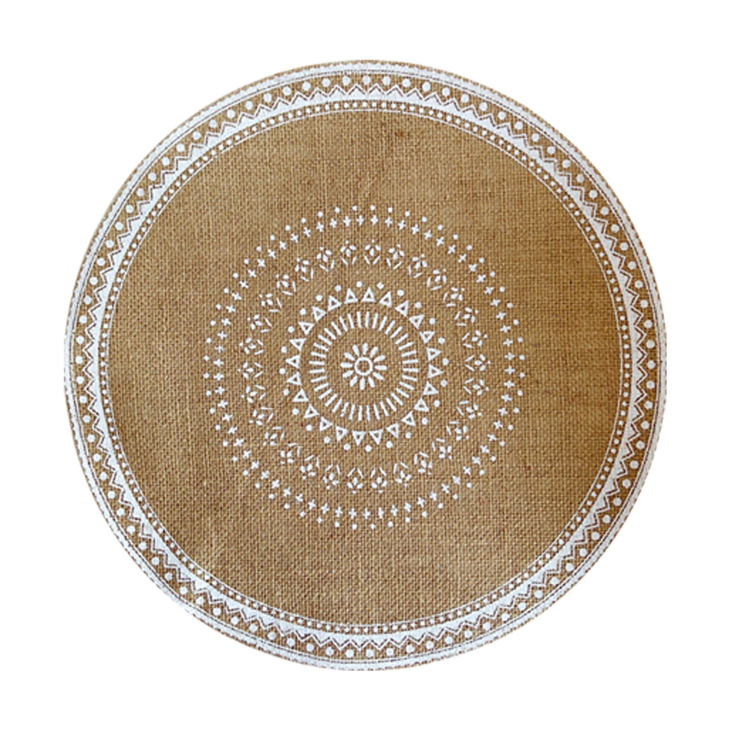 Rattan Trivet Mats Table Mat Heat Insulation Handmade Cotton Flax Dining Table