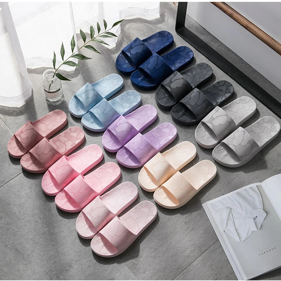 LCIZRONG Classic High Quality Couples Bathroom Slippers Men Summer Home