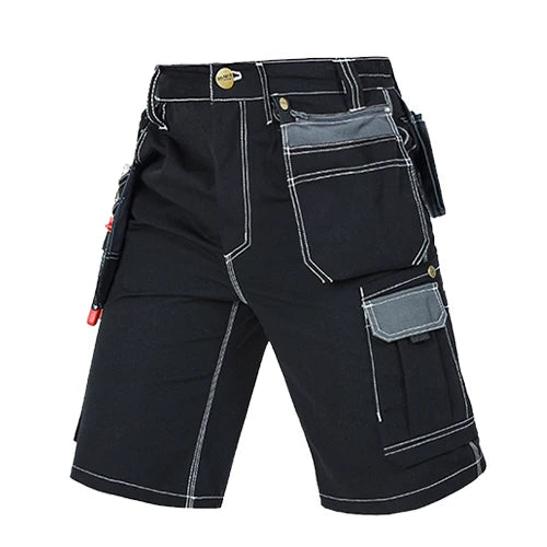 Men's Durable Multi-Pocket Work Pants Cargo Work Shorts Workwear for Men