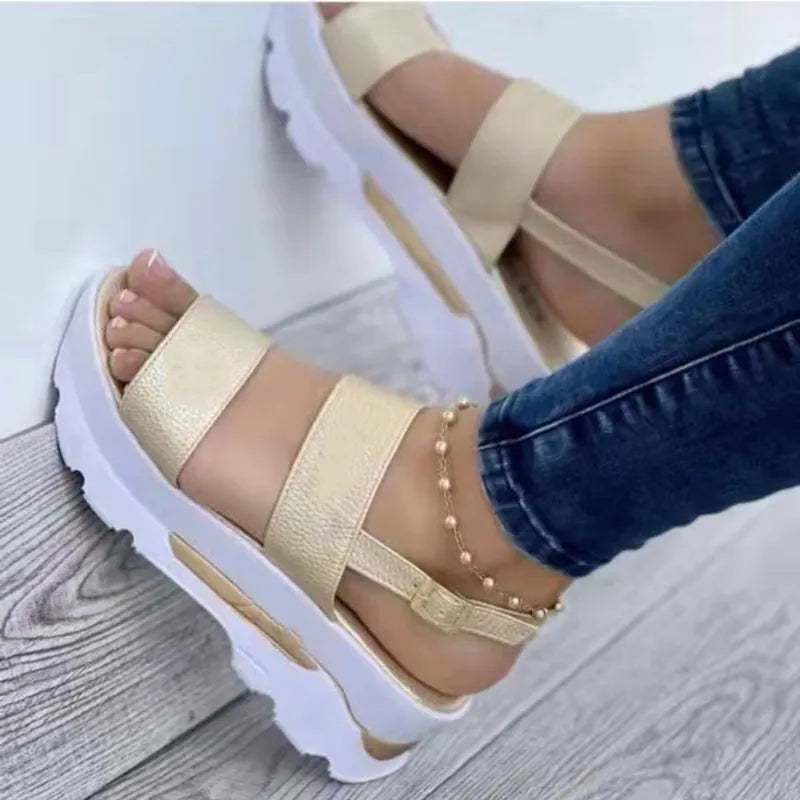 Sandals Woman Summer Fashion Women's Wedge Footwear Female Women's Slipper