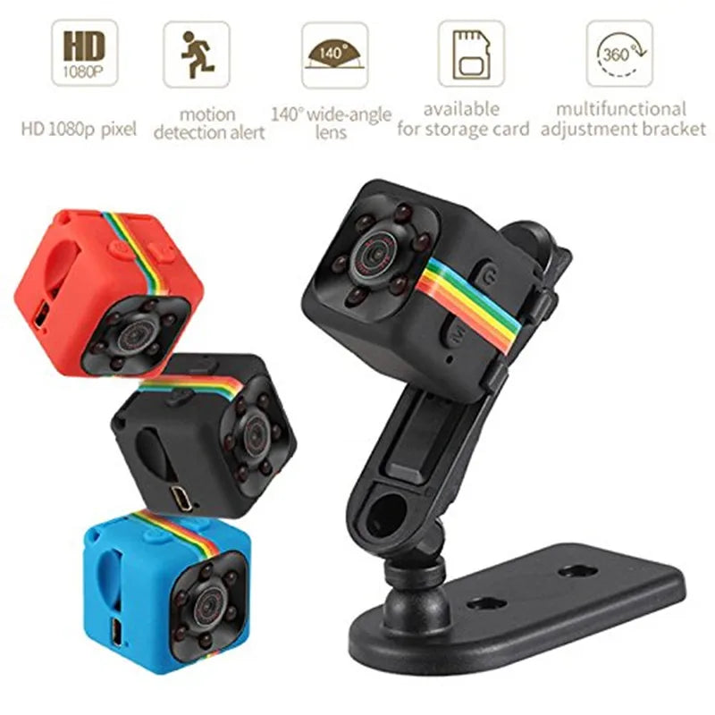 SQ11 HD 1080P Car Home CMOS Sensor Night Vision Camcorder Micro Cameras Mini