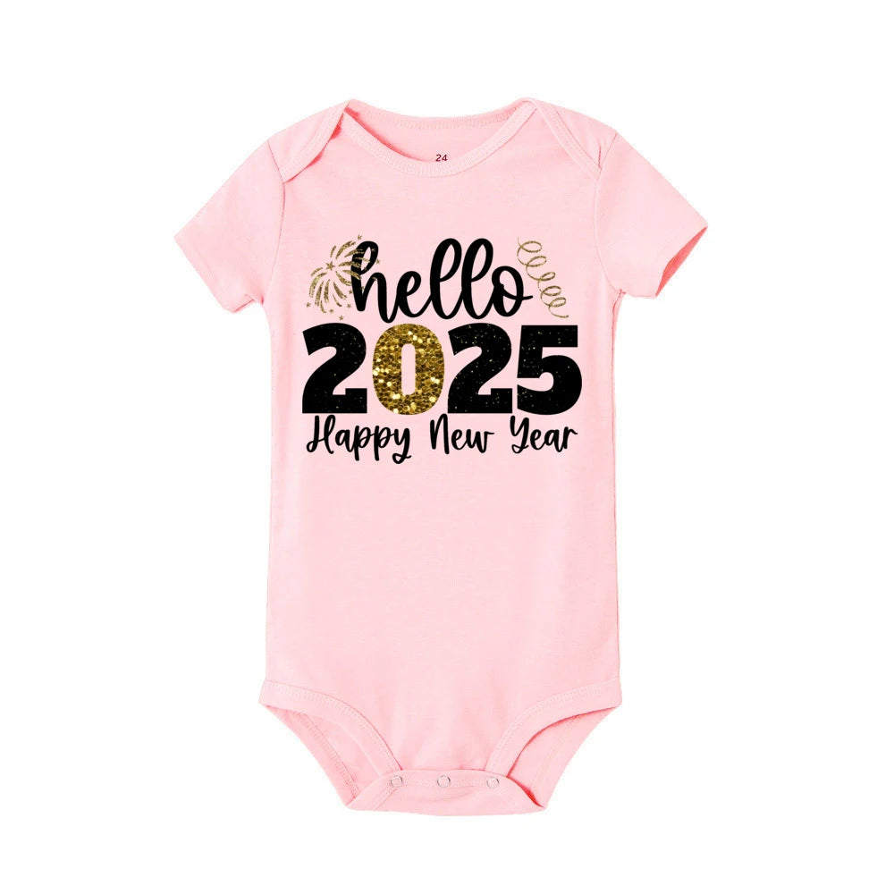 Happy New Year 2025 Baby Bodysuit Inant Romper Boys Girls