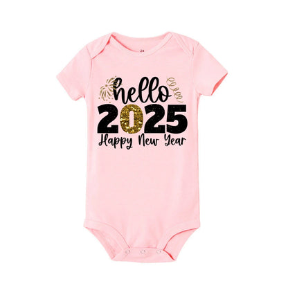 Happy New Year 2025 Baby Bodysuit Inant Romper Boys Girls