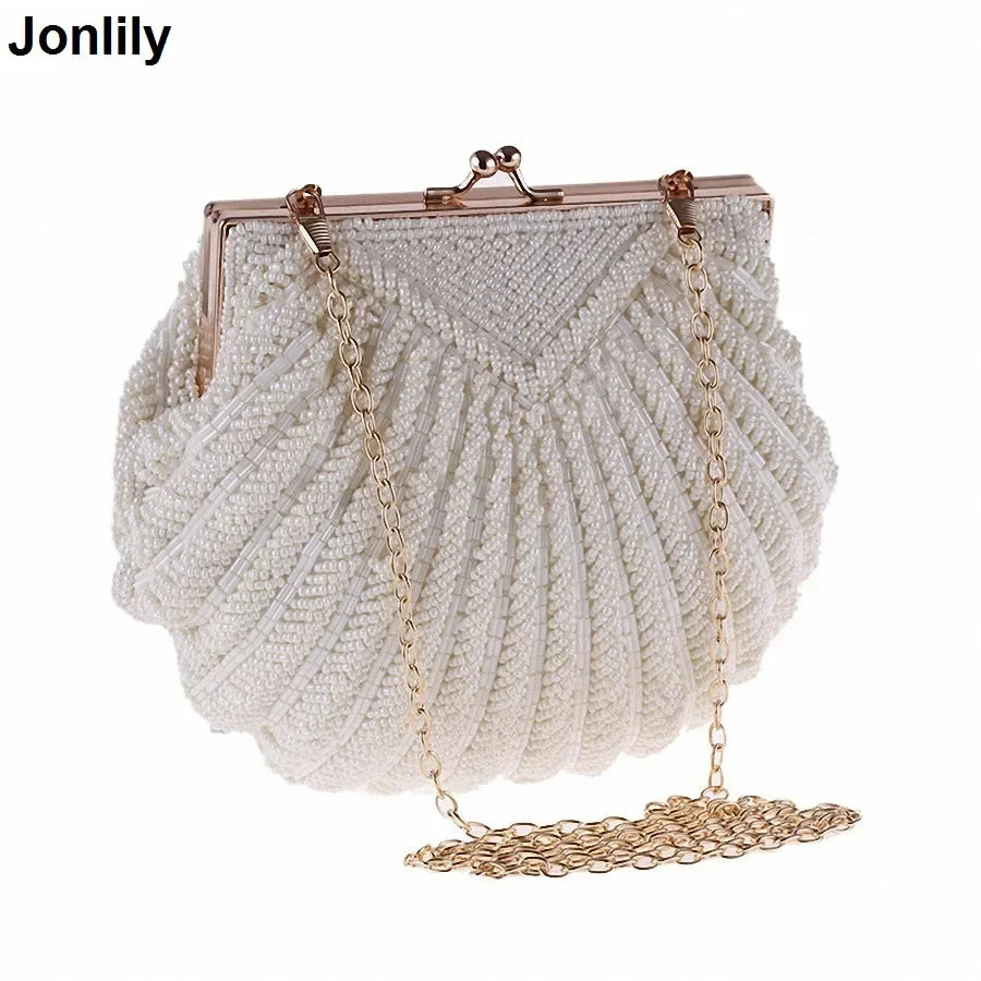 Evening Bags Women Clutch Evening Clutch Bags Wedding Bridal Handbag Pearl