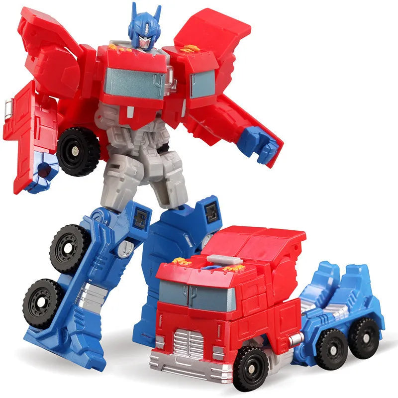 13CM Plastic Transformation Robot Cars Classic Robot Car Toys Action & Toy