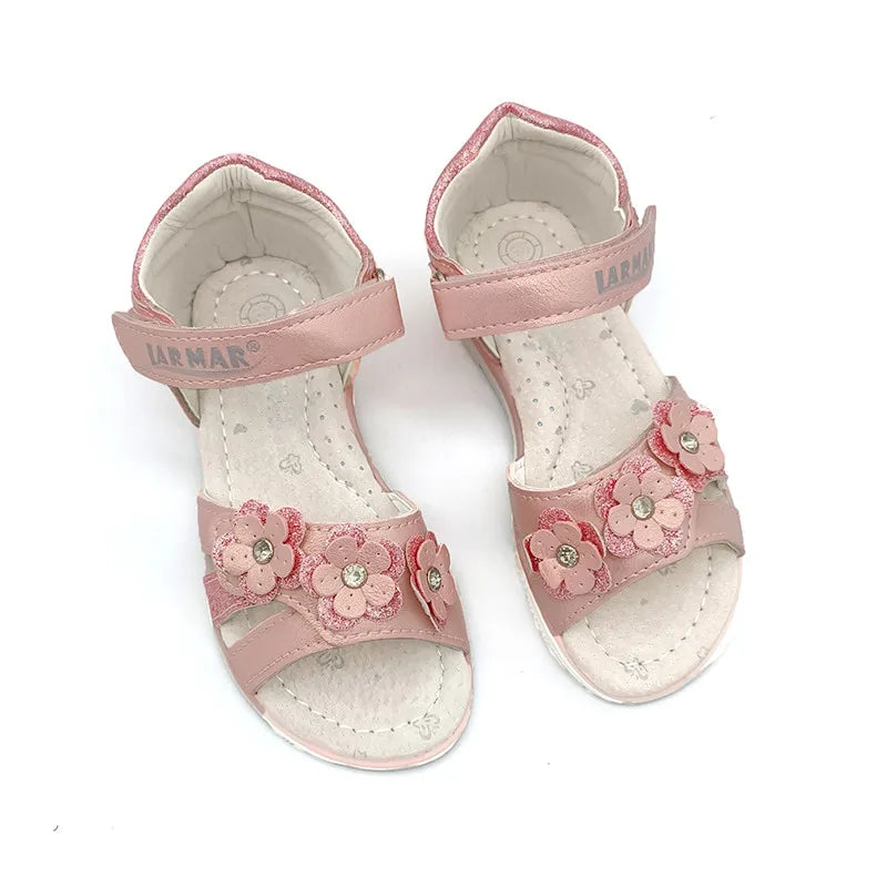 Fashion 1pair Flower Orthopedic Sandals Children Shoes