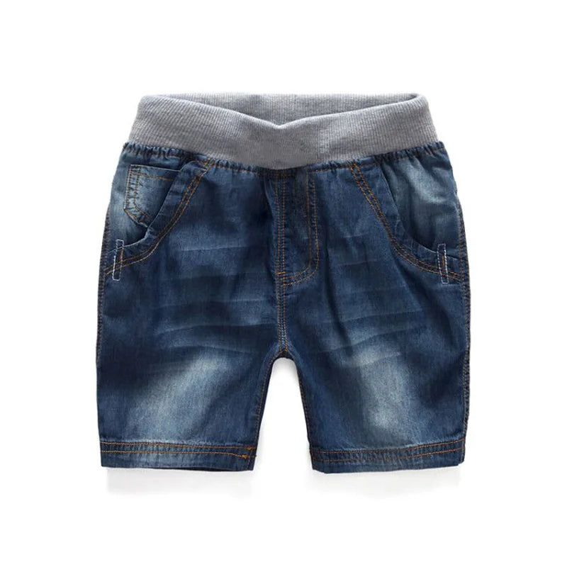 Boys Summer Jeans Shorts Children Cowboy Shorts  Cotton Short Pants 2021 Casual