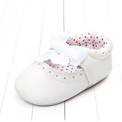 Baby Shoes for Newborn Baby Girls Princess Shoes PU Leather