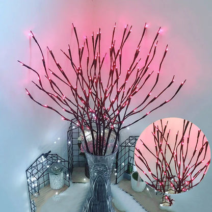 20 Light Tree Branch Light String New Year Decorations for Home New Year