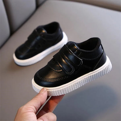 White Casual Shoes for Children Black Kids Sports Shoes Non-Slip