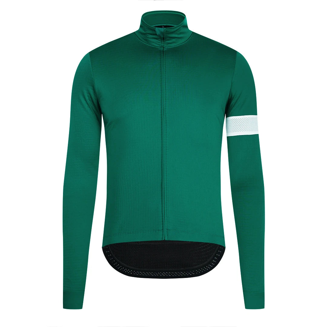 Ykywbike Winter Cycling Jacket Outdoor Warm Fleece Coat Thermal Bike Jacket