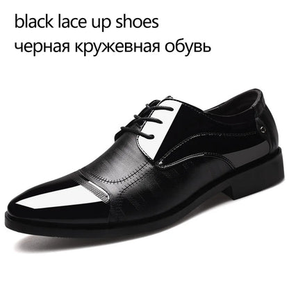 REETENE Fashion Business Dress Men Shoes 2020 New Classic Leather Men'S Suits