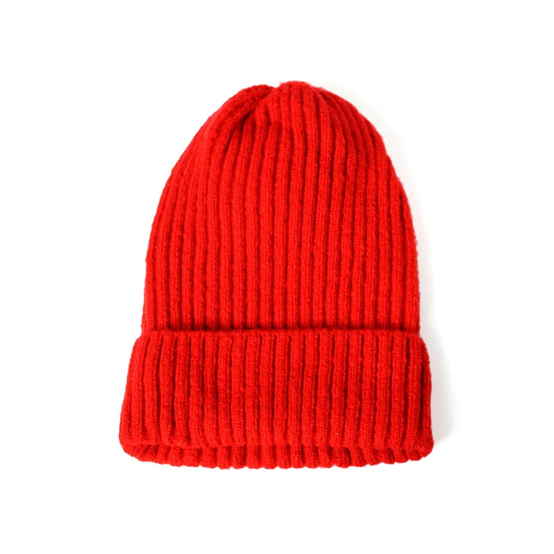 2020 New Womens Beanie Hat Warm Autumn Women Wool Knit Beanie Hat Cuff Beanie