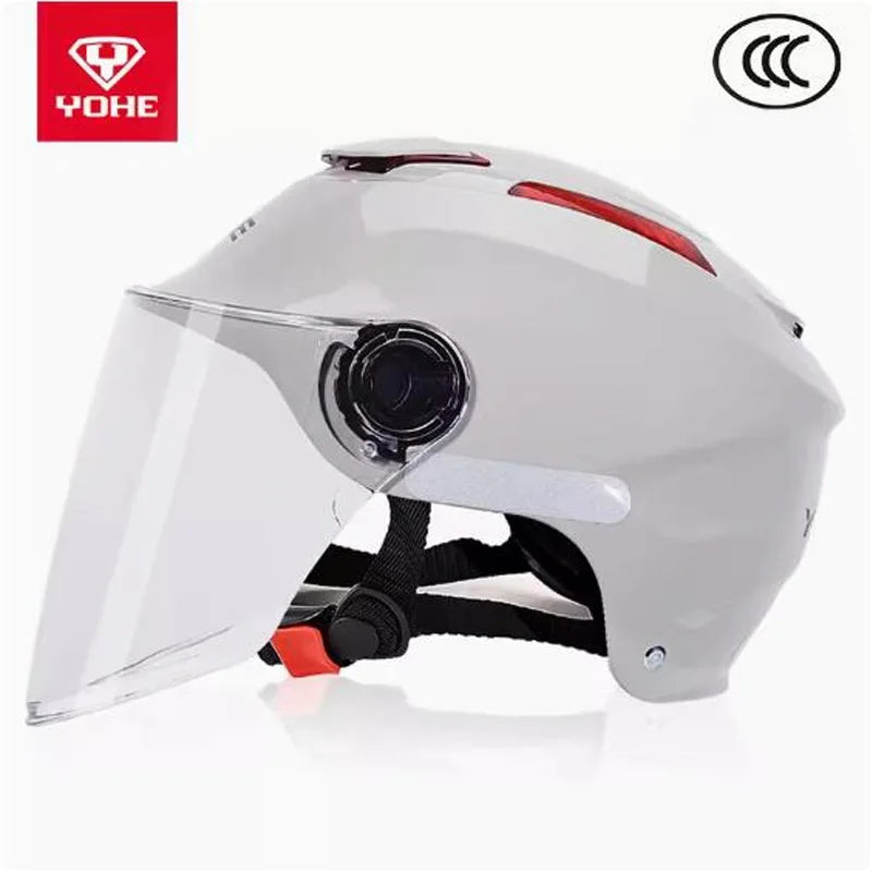 New 3C Certification Summer Half Face Motorcycle Helmet Men's Electric Bicycle