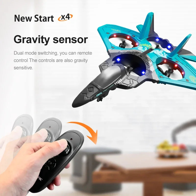 V17 RC Remote Control Airplane 2.4G Remote Control Fighter Hobby Plane Glider